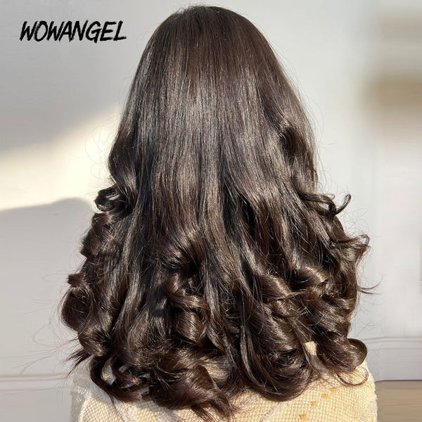 WOWANGEL Type 4A Edges Wig 13x4 Skinlike Real HD Lace Frontal Closure Wig Body Wave