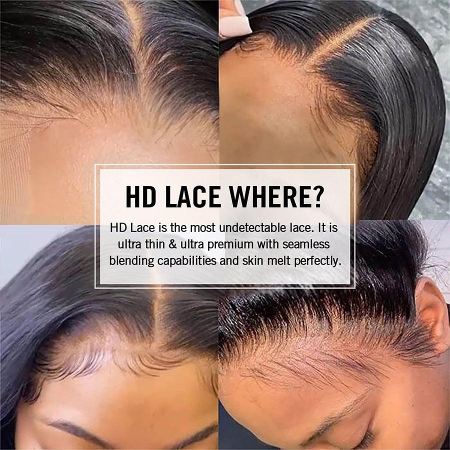 HD lace blending with scalp