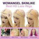 Upgrade 2.0 | 613 Blonde 13x4 Full Frontal Wigs Body Wave Glueless 5x5 Lace Closure Wig - wowangel