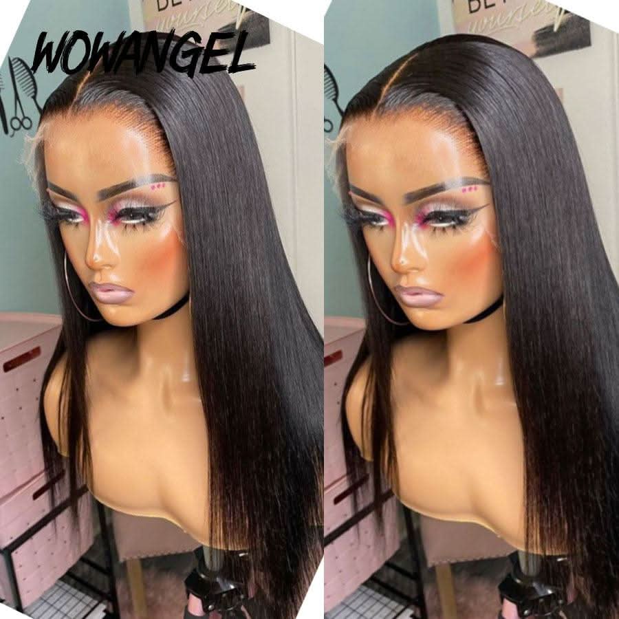 USA Shipping | WOWANGEL 13X6 HD Lace Full Frontal Wigs Straight 250% Density - wowangel