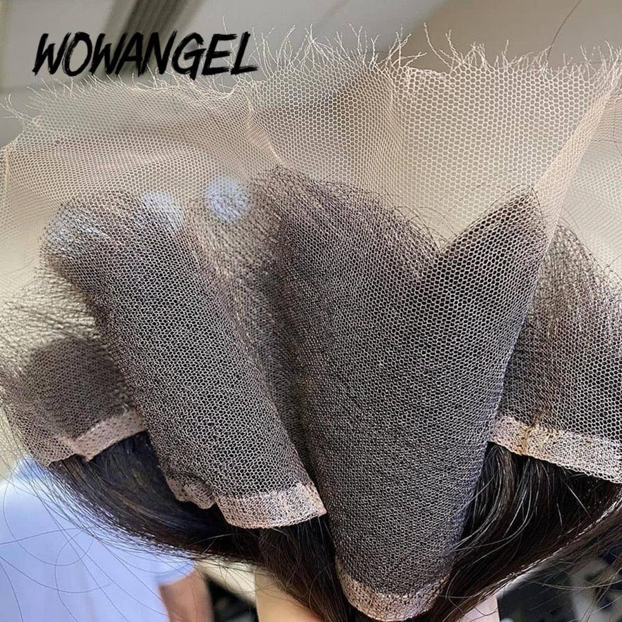 Close-up of WOWANGEL HD lace frontal texture