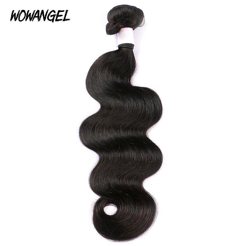 WOWANGEL Bundles Deal 4pcs 100% Human Hair Weaves Straight/ Body Wave/ Deep Wave - wowangel