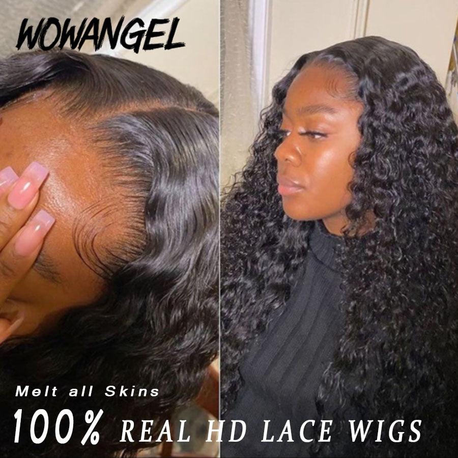 Real HD lace wigs with seamless hairline by WOWANGEL