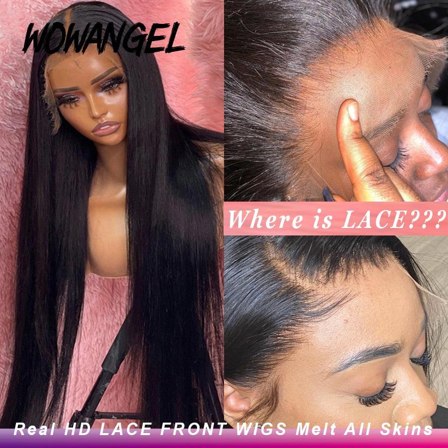 WOWANGEL HD lace front wig with invisible lace