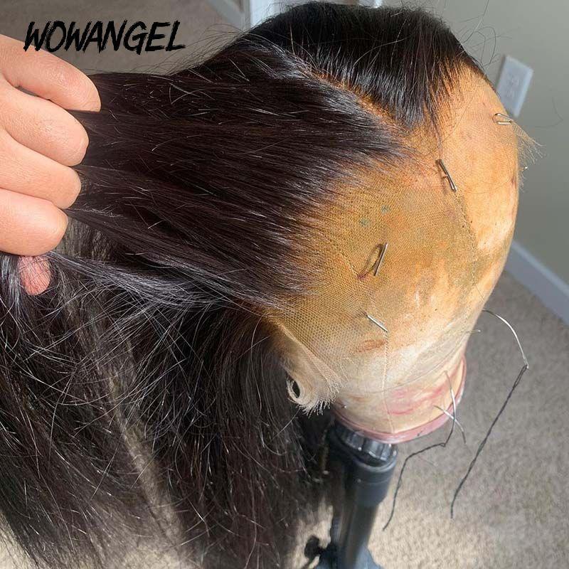 Wowangel lace wig showcasing natural hairline