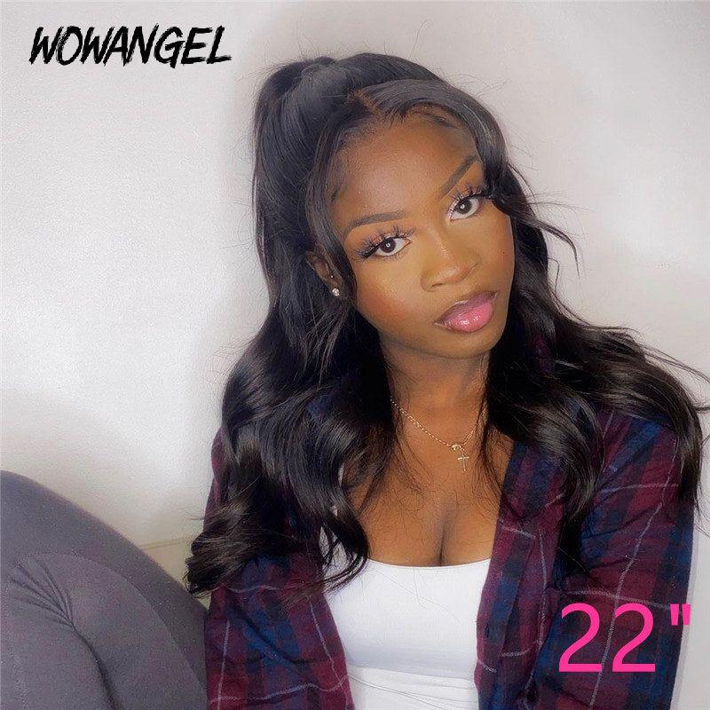 WOWANGEL Skinlike Real HD Full Lace Wig Body Wave Clean Hairline - wowangel