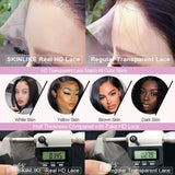 WOWANGEL Skinlike Real HD Full Lace Wig Water Wave Clean Hairline - wowangel