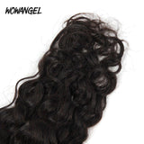 WOWANGEL Tape in Hair Extensions Water Wave Natural Black Human Hair 40pcs 100g - wowangel