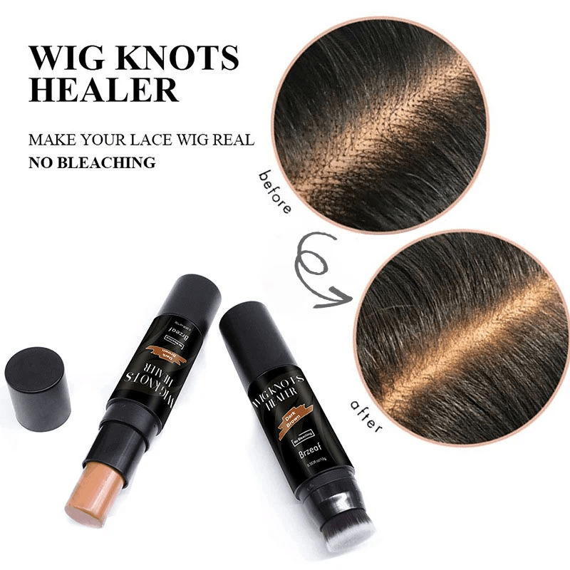 WOWANGEL WIG KNOTS HEALER WITH BRUSH | NO BLEACHING NEEDED - wowangel